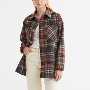 H&M SHACKET - US WOMENS SIZE LARGE